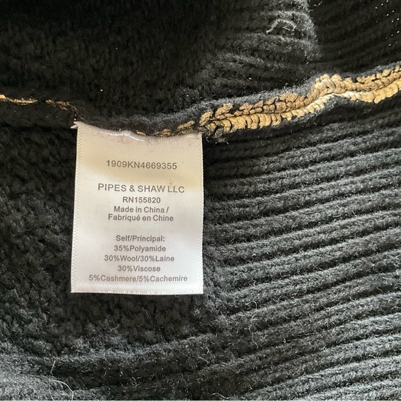 Veronica Beard cable knit gold foil sweater Size Xl, feels more like a Medium - Picture 5 of 7